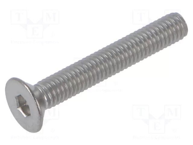 Screw; M3x20; Head: countersunk; hex key; HEX 2mm; DIN 7991 BOSSARD B3X20/BN616