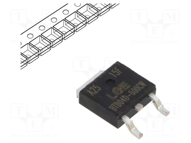 Triac; 600V; 4A; TO252; Igt: 35mA; Ufmax: 1.6V LUGUANG ELECTRONIC BTB04D-600CW-LGE
