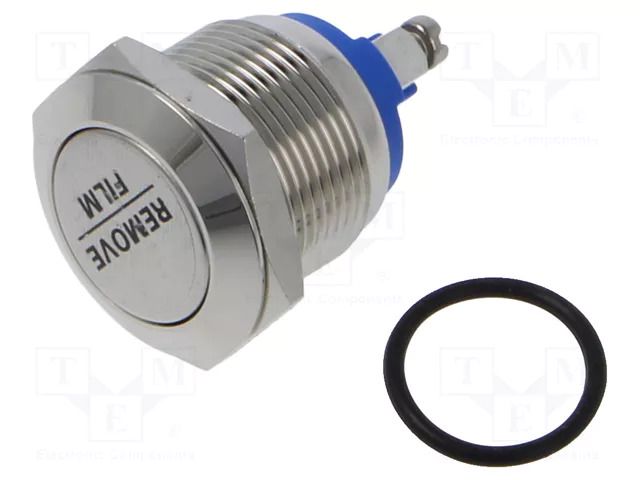 Switch: vandal resistant; Pos: 2; SPST-NO; 2A/36VDC; IP65; OFF-(ON) E-SWITCH PV1F640NN