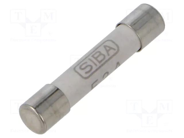 Fuse: fuse; 2A; 500VAC; quick blow; ceramic,cylindrical; 6.3x32mm SIBA 189020.2