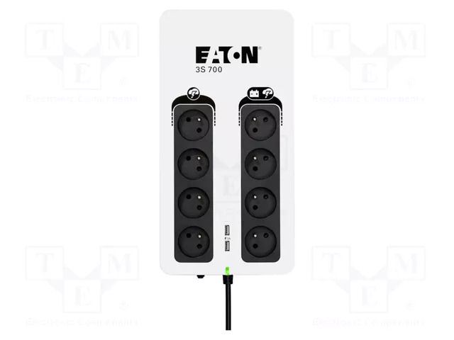 Power supply: UPS; 420W; 700VA; 220/230/240V; 335x86x170mm; 7Ah EATON ELECTRIC 3S700F