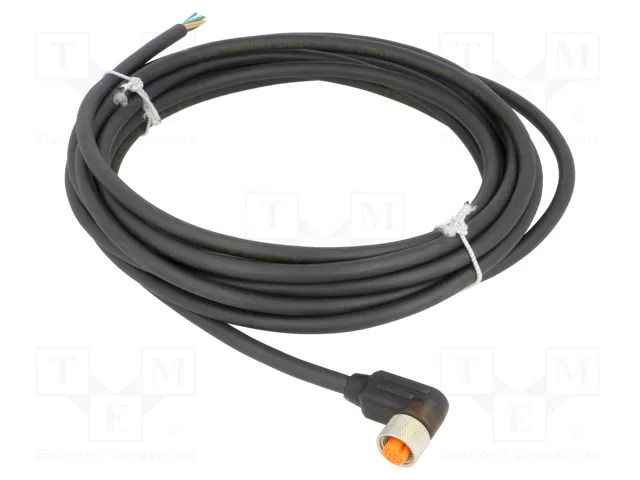 Cable: for sensors/automation; M12; PIN: 12; angled; 5m; plug; 30VDC LUMBERG AUTOMATION RKWT12-346/5M