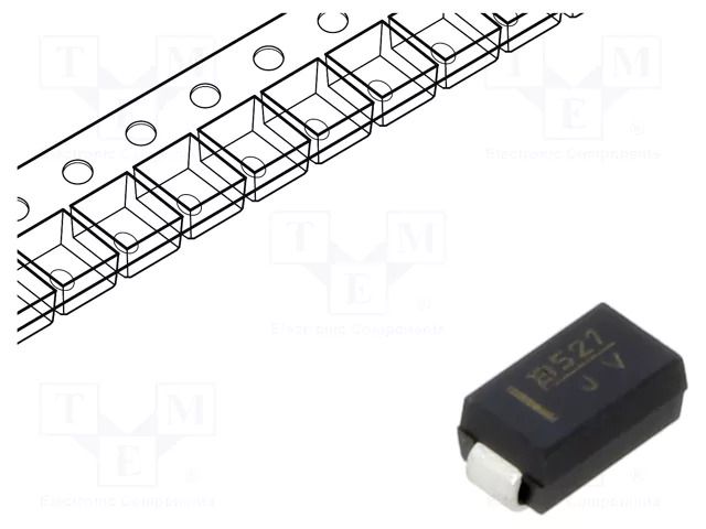 Diode: TVS; 0.4kW; 50÷55.3V; 5.5A; unidirectional; ±5%; SMA; SMAJ BOURNS SMAJ45A-BOU