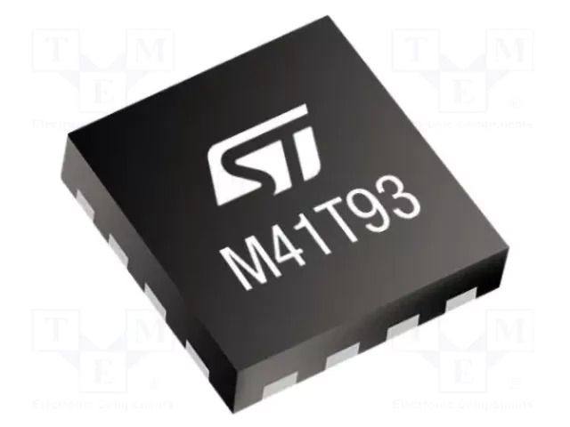 IC: RTC circuit; timer/calendar; SPI; NV SRAM; 7BSRAM; VFQFPN16 STMicroelectronics M41T93SMY6F