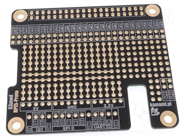 Accessories: PCB board; Interface: GPIO; Features: PCB board KAMAMI KAMODRPI5-PROTO