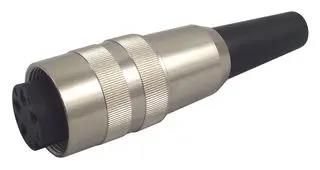 SOCKET, DIN, STRAIGHT, 4WAY KV 40