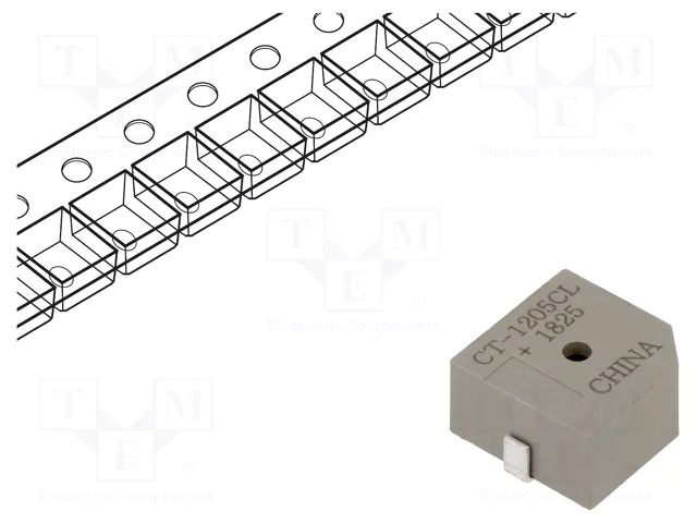 Sound transducer: electromagnetic signaller; SMD; 2.55kHz; 30mA Same Sky CT-1205CL-SMT-TR