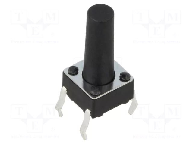 Microswitch TACT; SPST; Pos: 2; 0.05A/12VDC; THT; 1.27N; 6x6x3.5mm CONNFLY TACT4101-16130-A