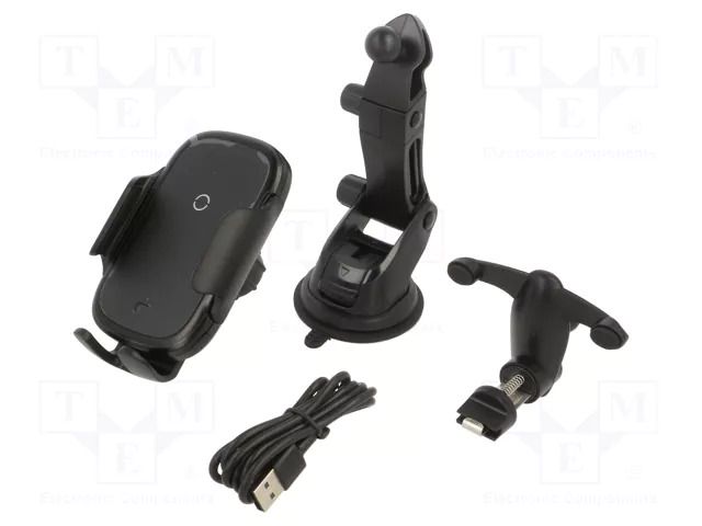Car holder; black; air vent,for dashboard,for windscreen BASEUS WXHW03-01