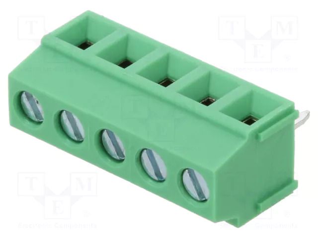 Connector: PCB terminal block; terminal; 10A; 300V; PIN: 5; on PCBs AMPHENOL ANYTEK YO0521500000G