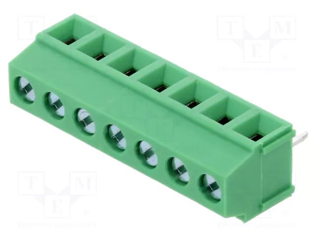 Connector: PCB terminal block; terminal; 10A; 300V; PIN: 7; on PCBs AMPHENOL ANYTEK YO0721500000G