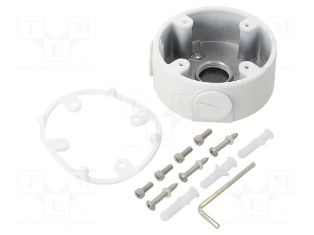 Junction box; Ø96.7x37.2mm; white; aluminium; Connection: G 3/4" DAHUA 6939554930911