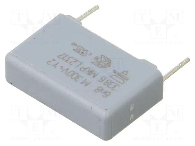 Capacitor: polypropylene; Y2; 6800pF; 300V; 1kVDC; 17.5x5x11mm; THT VISHAY BFC233862682