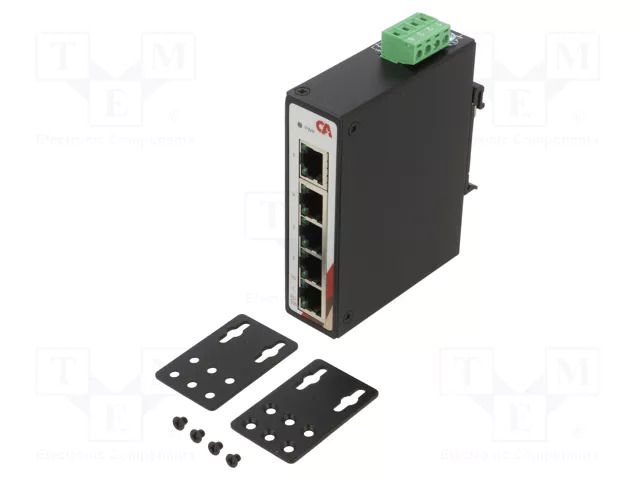 Switch Ethernet; unmanaged; Number of ports: 5; 12÷48VDC; RJ45 Comparta CEGU-0500