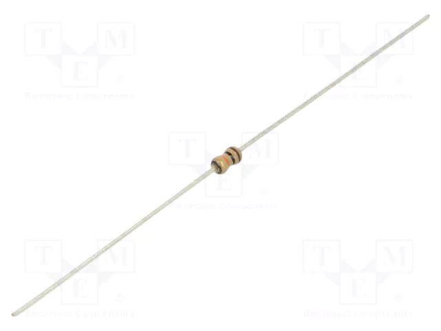 Resistor: carbon film; THT; 10kΩ; 250mW; ±5%; 200V; Ø0.45x28mm ROYALOHM CFR0S4J0103A50