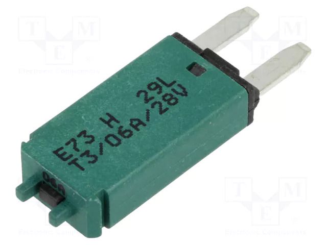 Fuse: resettable; 6A; 28VDC; automotive GLOSO E73-06H-8-01
