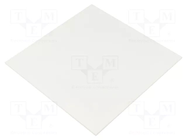 Decorative panel; plexiglass PMMA; white matt; 170x170x10mm ORNO OR-WL-3203/MW