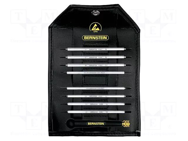 Kit: screwdrivers; bag; Kit: screwdriver bits,screwdriver handle BERNSTEIN BRN-4-920
