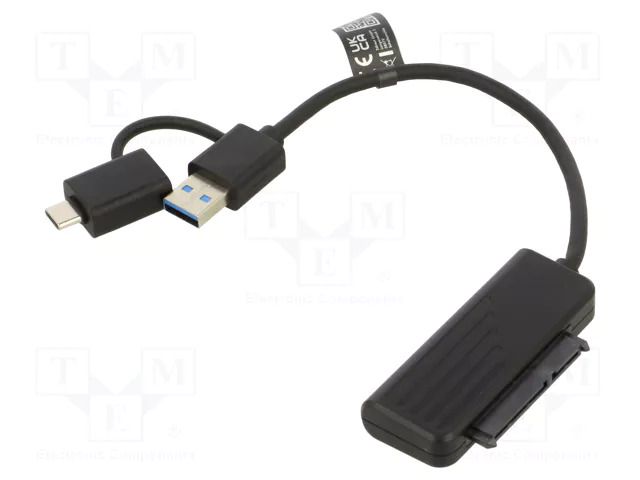 USB to SATA adapter; 5Gbps; Kit: USB to SATA adapter; 0.2m LOGILINK AU0062