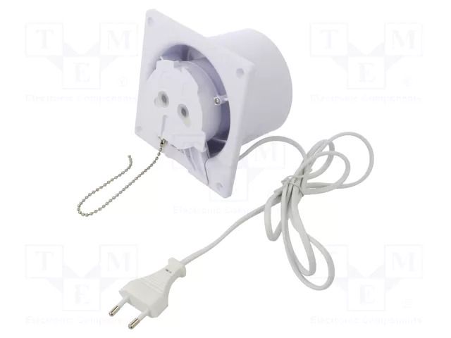 Fan: AC; axial; 230VAC; 93m3/h; 26dBA; ball; 2400rpm; 120x120x89mm ORNO OR-WL-3201/100/PS