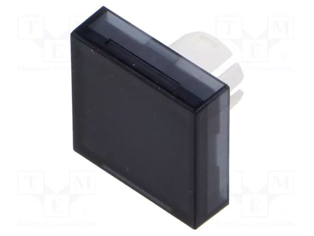 Actuator lens; 22mm; 61; black,transparent; plastic; Dim: 18x18mm EAO 61-9671.1