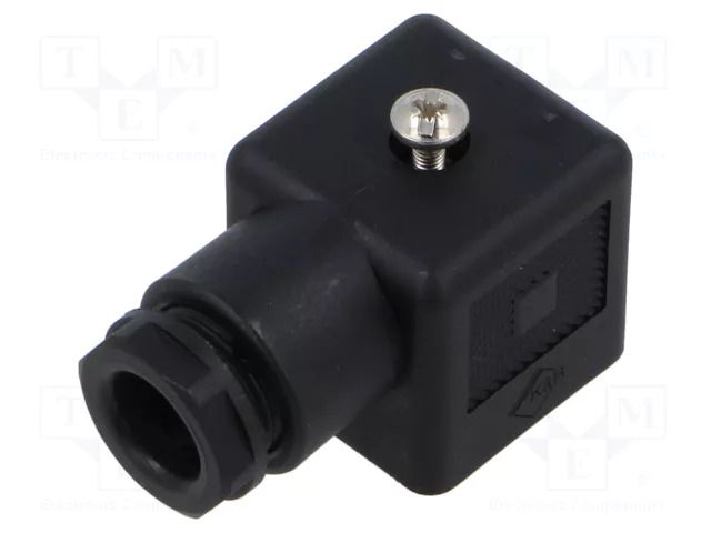 Connector: valve connector; plug; form A; 18mm; female; PIN: 4; 10A BINDER 43-1702-000-04