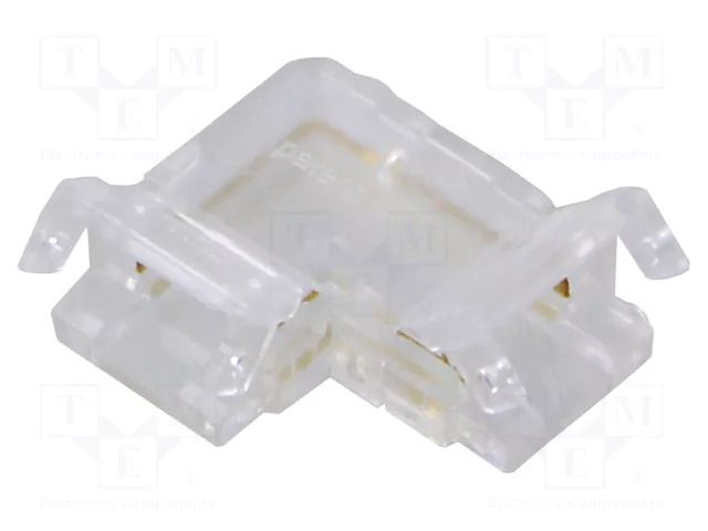 LED tape connector; for tape-to-tape connection; L-connector POS UQS-COB-12W-SS-L