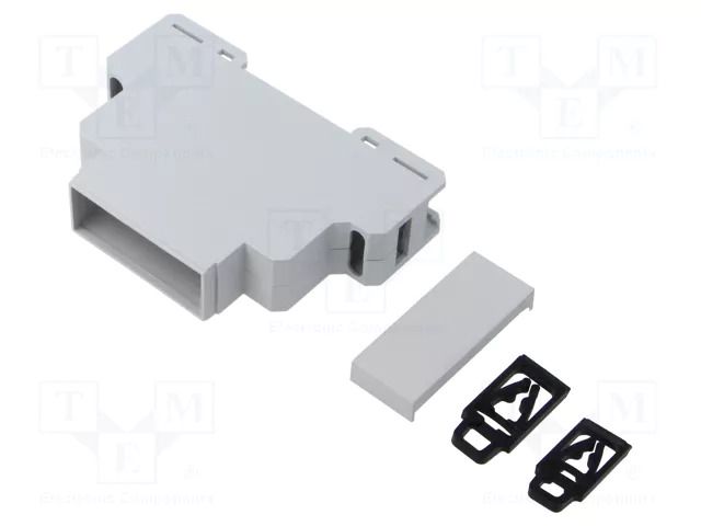 Enclosure: for DIN rail mounting; Y: 90mm; X: 18mm; Z: 65mm; ABS KRADEX ZD1001JA0ABSV0
