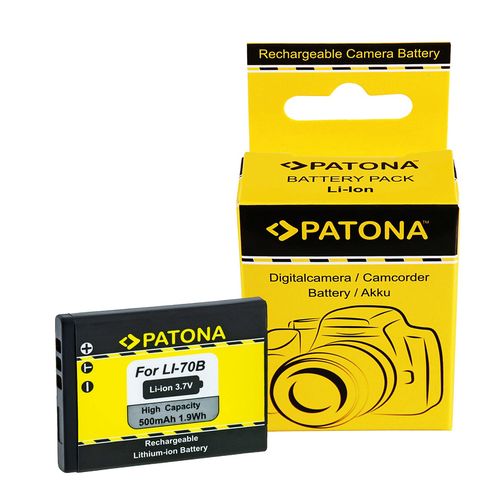 Battery for Olympus FE-5040 FE5040 FE 5040 LI-70B LI70B, PATONA 1093 4260270440814