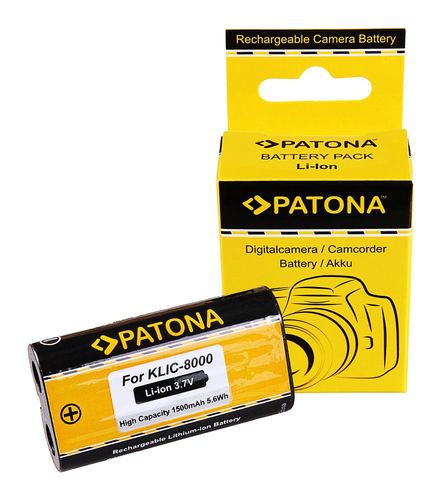 PATONA Battery f. Kodak EasyShare Z612 Z712 IS Z812 IS Z1012 IS KLIC-8000, PATONA 1116 4260284323011