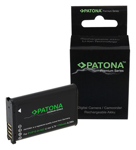  PATONA Premium Battery f. Garmin Montana Virb ELITE Monterra 600 650 650t, PATONA 1205 4260317097278