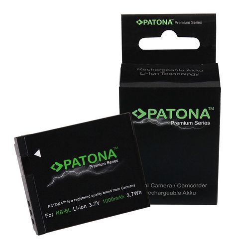  PATONA Premium Battery f. Canon NB-6L NB6L PowerShot SX240 SX500 S120, PATONA 1209 4260317097889