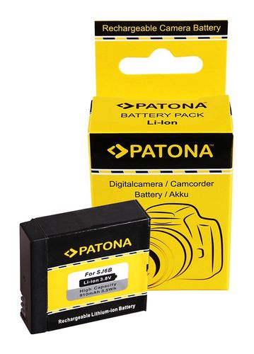 PATONA Battery f. SJCAM SJ6 Legend Black SJ6000, PATONA 1277 4055655185615