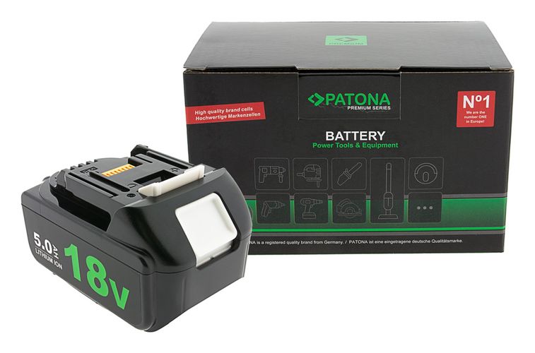 PATONA Premium Battery for Makita BL1850LED BL1802B BL1830B BL1840B BL1850B BL1860B, PATONA 6161 4055655257305