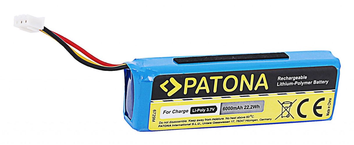 PATONA Battery f. JBL Charge Charge 1 AEC982999-2P AEC 982999-2P, PATONA 6729 4055655222716