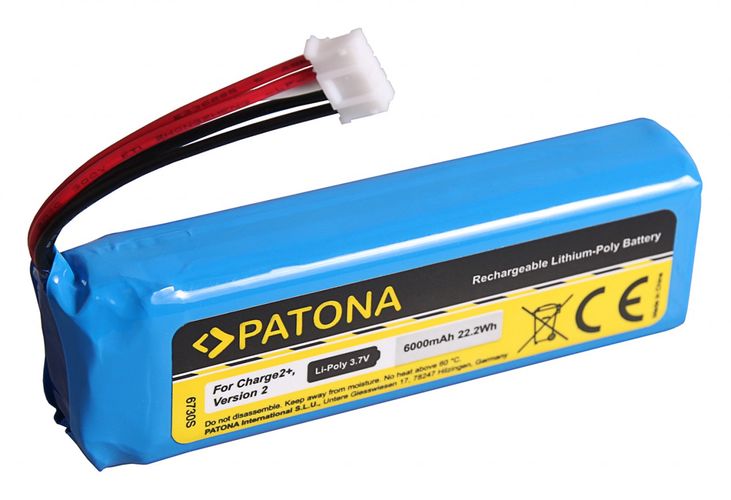 PATONA Battery f. JBL Charge 2 Plus Charge 2+ Charge 3 2015 Version GSP1029102R P763098 CS-JML310SL, PATONA 6730 4055655222723
