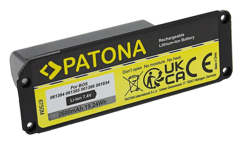 PATONA Battery f. Bose Soundlink Mini 1 061384 061385 061386 061834, PATONA 6750 4055655235822