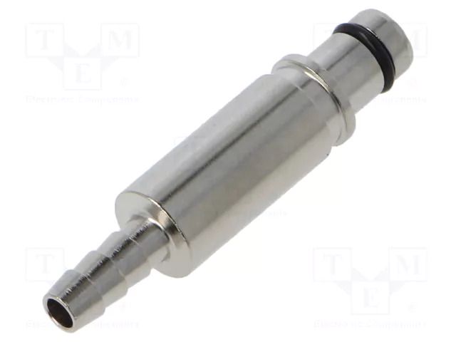 Contact; male; CX; brass; nickel plated; pipe ID Ø4mm; straight ILME CX4.0MPM
