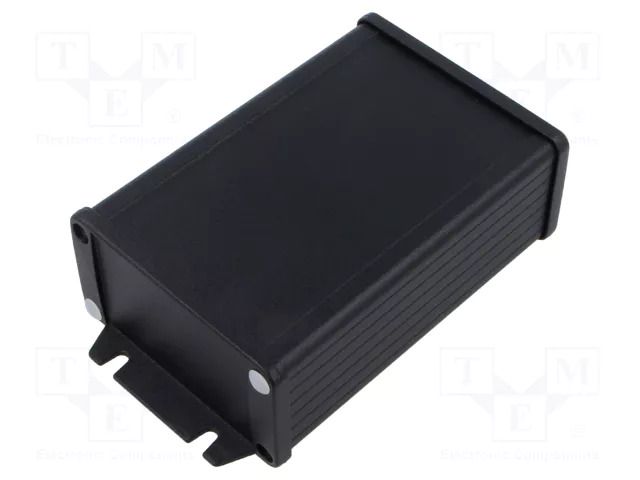 Enclosure: with panel; with fixing lugs; 1457; X: 84mm; Y: 120mm HAMMOND HM-1457K1202BK