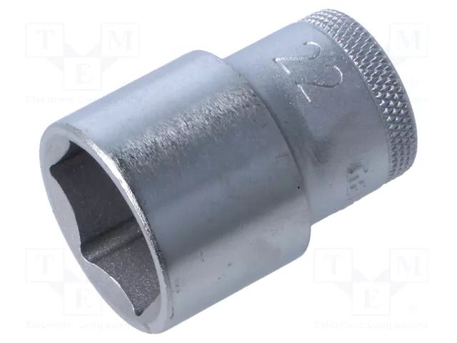 Socket; 6-angles,socket spanner; 22mm; 1/2"; tool steel; L: 41.5mm GEDORE GEDORE-6131690