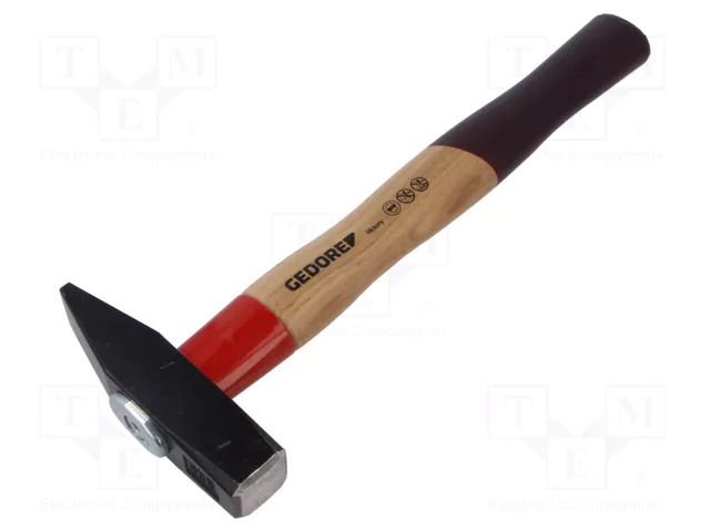 Hammer; fitter type; 500g; steel; wood (hickory) GEDORE GEDORE-8583230