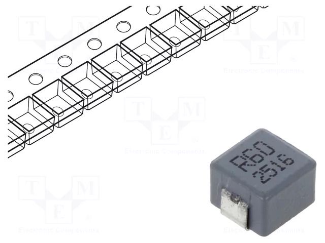 Inductor: wire; SMD; 600nH; ±20%; M; 7.3x6.6x4.8mm JANTEK JRPI0605M-R60M