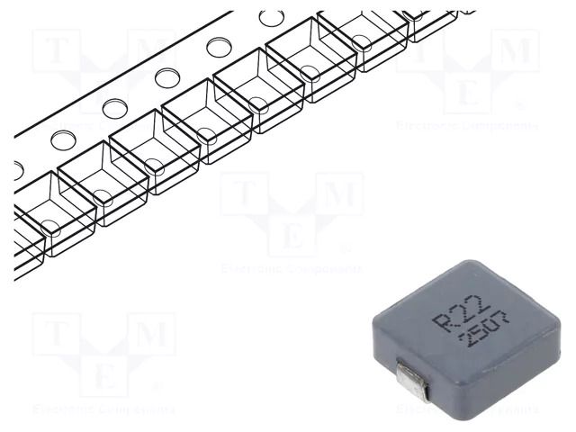 Inductor: wire; SMD; 220nH; ±20%; M; 11x10x3.8mm JANTEK JRPI1004M-R22M