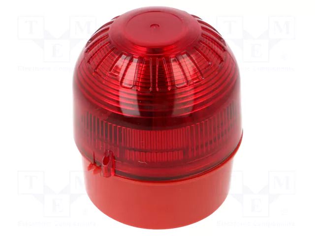 Signaller: lighting; flashing light; red; Sonos; 110/230VAC; IP65 KLAXON SIGNALS PSB-0211
