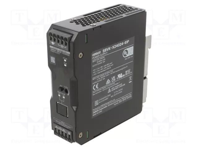 Power supply: switching; for DIN rail; 240W; 24VDC; 10A; 85÷264VAC OMRON S8VK-X24024-EIP