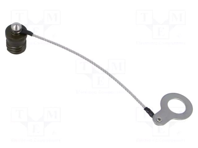 Protection cover; MIL-DTL-38999 Series III; size 9; olive AMPHENOL AIR D38999/32W09N