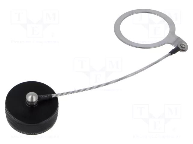 Protection cover; MIL-DTL-38999 Series III; size 19; black AMPHENOL AIR D38999/33Z19N