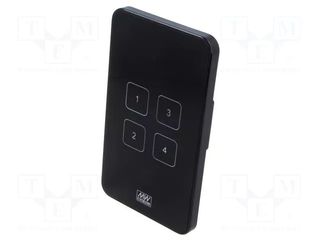 Control panel; flush mount; DTP-2xx; -20÷50°C; No.of butt: 4 MEAN WELL DTP-204-U