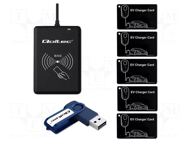 Module: RFID Card; charging electric cars QOLTEC QOLTEC-52428