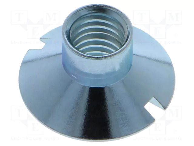 Nut; conical; M8; zinc plated steel; H: 10mm; Øout: 20mm BOSSARD B8/BN224